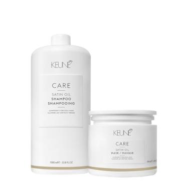 Imagem de Kit Keune Care Satin Oil Shampoo Máscara 200 (2 produtos)