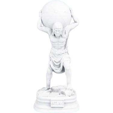 Imagem de Estátua Atlas Mitologia Grega Titã Estatueta Imagem (Cor Mármore)