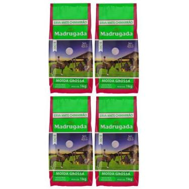 Imagem de 4 Erva mate Chimarrão MADRUGADA MOIDA GROSSA Sem Glúten 1 kg