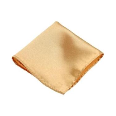 Imagem de Lenço de Bolso Masculino Vintage - Quadrado, Sólido e para Padrinhos d
