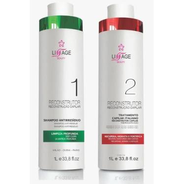 Imagem de Kit Escova Progressiva Profissional Selagem Capilar Premium - Lissage 