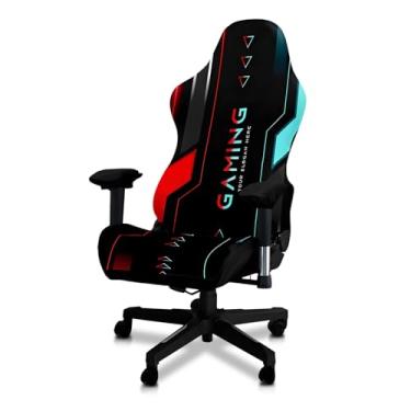 Imagem de Kitegrese Capa de cadeira de jogos à prova de gatos extensível – Capas resistentes a arranhões para cadeiras de corrida/escritório, protetor de tecido premium para animais de estimação, ajuste