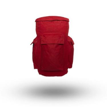 Imagem de Mochila Ferramental Vermelho 50Litros Lona Encerada - MB