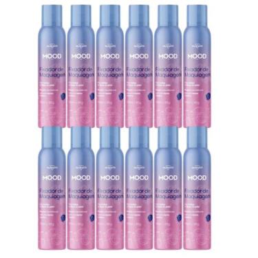 Imagem de Kit 12 Fixador De Maquiagem Spray Mood 150Ml - My Health