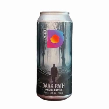 Imagem de Cerveja Dilema Dark Path English Porter Lata 473ml