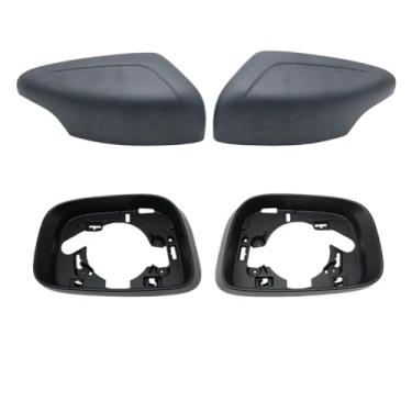 Imagem de Capa de espelho retrovisor lateral externo, conjunto de acabamento de moldura, caixa compatível com Volvo XC60 2009 2010 2011 2012 2013(4PCS Unpainted Frame)