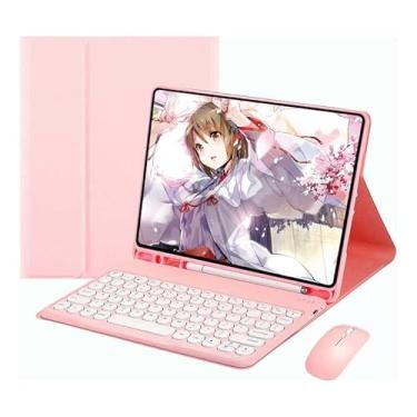 Imagem de Teclado Slim e Portátil, Com Mouse e Capa Para iPad 9/8/7 10.2 in