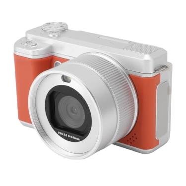 Imagem de Generic Câmera Digital 5K, 80MP HD LENS SLIP SCREEN 18X Câmera de Vídeo Wi -Fi de Zoom Digital de Zoom Automático para Viagens, Youtube, Vlogging - Compacto Vlog Camara Com Baterias (Marrom)