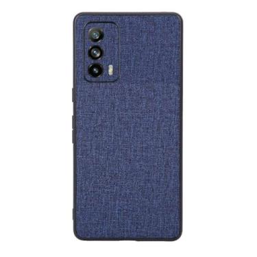 Imagem de Capas Compatível com OPPO Realme X7 PRO Ulrta,Design de padrão de tela,Pproteção completa de 360°,Pplástico macio,Proteção contra queda-Blue