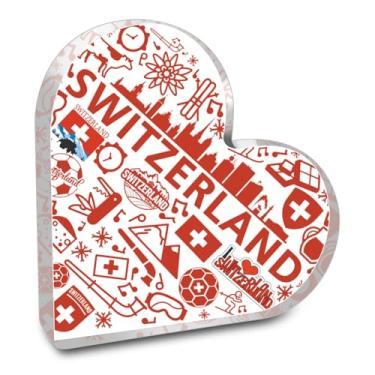 Imagem de UJIMS Suíça Decorações de Mesa Lembrança Suíça Viagem Suíça Presente de Lua de Mel Presentes de Viagem Suíça (SwitzerlandDesktop)