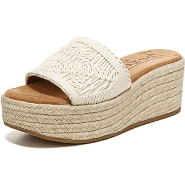 Imagem de Zodiac Sandália masculina June Crochet Espadrilles Wedge, Natural, 10