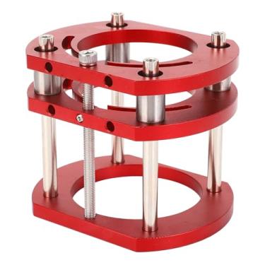Imagem de Irfora Ferramenta de Elevação Mesa do Roteador, Base de Roteador Ajustável Em para o Motor 64-66mm, Feito de Liga de Alumínio, Hastes de Aço Inoxidável, Com Alça de Manivela, Mecanismo