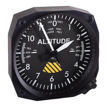 Imagem de Relógio Decorativo Kg De Parede Fibra - Simulacro Altimetro