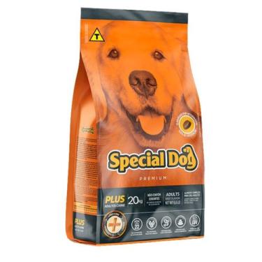Imagem de Ração Special Dog Plus Para Cães Adultos Carne - 20Kg