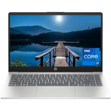 Imagem de HP Laptop PC de 14 polegadas 14-ep0199nr, 13ª geração Intel® Core™ i7-1355U, gráficos Intel® Iris® Xe, 16 GB DDR4-3200 MHz RAM (14-ep0199nr, prata)
