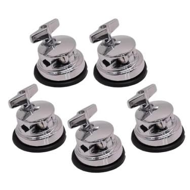Imagem de Luwecf Suporte de perna para surdo de chão, suporte de braçadeira para base de tambor de percussão, 5 Unidades
