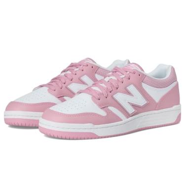 Imagem de New Balance Tênis masculino 480 V1, Açúcar Rosa/Branco, 39