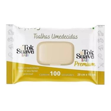 Imagem de Toalhas Umedecidas Bebê Infantil TOK SUAVE BABY PREMIUM 100UN