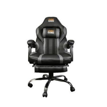 Imagem de Cadeira Gamer OEX Game Gc300, Peso Suportado até 180Kg, Mecanismo padrão Borboleta, Preto e Cinza