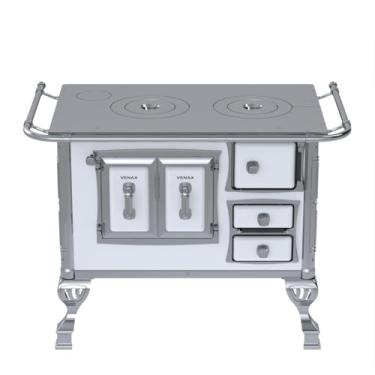 Imagem de Fogão a Lenha GII N 1 Sec Branco Sem Tampa Saida Esquerda