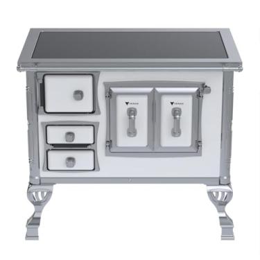 Imagem de Fogão a Lenha GII N 1 Sec Xviii Premium Branco Saida Direita