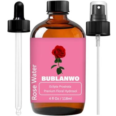 Imagem de Bublanwo Spray Tônico Orgânico De Água Rosas Para Rosto, Cuidados Com A Pele, Sabonetes, Hidratação, Bruma Facial Banho 118 Ml