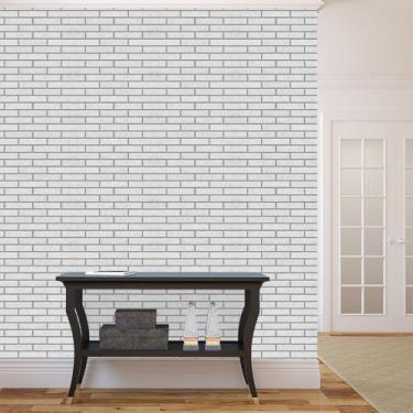 Imagem de Papel de Parede Adesivo - Tijolos Brancos - 358ppp - Allodi