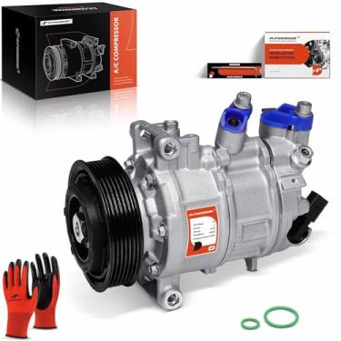 Imagem de A-Premium Compressor de ar condicionado AC compatível com Volkswagen Jetta, Golf, Tiguan, GTI, Arteon, Golf Alltrack R SportWagen, Taos e Audi A3, Q3, S3, TT Quattro
