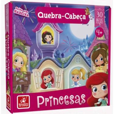 Imagem de Brincadeira de Criança Quebra-Cabeça Infantil Princesas