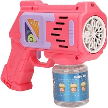 Imagem de Arminha de Bolhas de Sabão com Luz LED – Brinquedo Infantil Divertido - Rosa e Azul (Rosa)