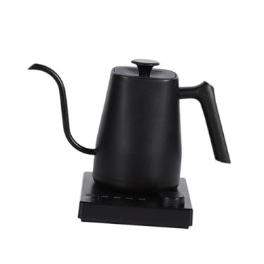 Imagem de IEUDNS Chaleira elétrica tipo pescoço de ganso, aquecimento rápido, caldeira de água quente portátil, resistente e prática, controle de temperatura de 0,8 L, Preto