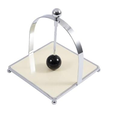 Imagem de Suporte de guardanapo quadrado para dispensador de guardanapo acrílico de metal de mesa cozinha, mesa de jantar, restaurante, café elegante decoração guardanapo rack (bege, 15 * 15 * 16,5 cm)