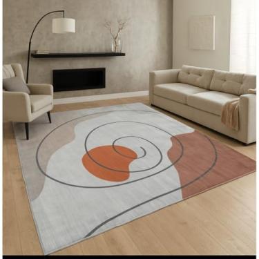 Imagem de Tapete Estampado Antiderrapante Belga 1,00m x 1,50m Macio Para Sala Quarto (Estampa 03)