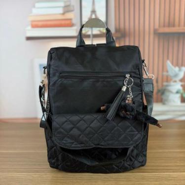 Imagem de Mochila Feminina e Masculina Estilo Casual Grande Escolar Trabalho Uni