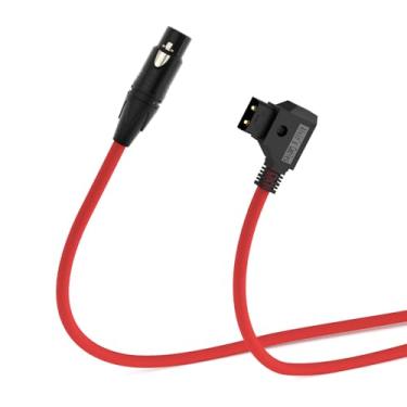 Imagem de Alvin's Cables Cabo de alimentação XLR fêmea de 4 pinos para D-Tap para Sony Venice F5 F55 SXS, para Panasonic Varicam, Blackmagic URSA Mini Pro, ultra macio e flexível, 1M/100.1 cm