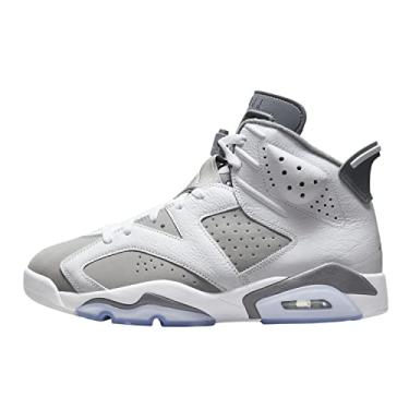 Imagem de Tênis masculino Nike Air Jordan 6 Retro tamanho 43, Branco/cinza médio - cinza frio, 11.5
