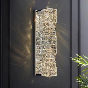 Imagem de Lâmpada De Parede LED Moderna De Cristal Luxo - Decoração De Arte Fashion Para Sala De Estar, Quarto, Villa, Hotel, Escadaria E Corredor (Estilo 5 A D12H60CM)