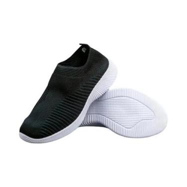 Imagem de Tênis Feminino Leve E Respirável De Cor Sólida, Calçados De Corrida De