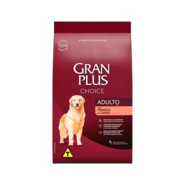 Imagem de Ração GranPlus Choice Frango e Carne para Cães Adultos - Gran Plus, 15