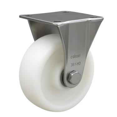 Imagem de Rodízio Industrial Fixo 5 Polegadas Inox AISI 304  Nylon 500 kg - Cols