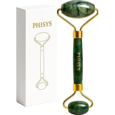 Imagem de Rolo de Jade Para Rosto Massageador Facial Gua Sha Anti Estresse e Anti Rugas Pedras Faciais Naturais Premium