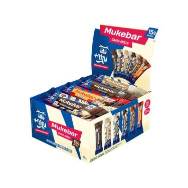 Imagem de Barra de Proteína do Leite +Mu Performance Mukebar - Caixa Mista 60g 1