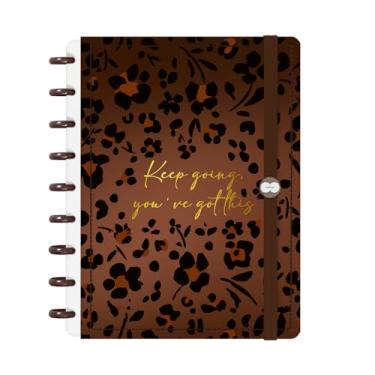 Imagem de Caderno De Disco Iscool Inteligente M Natural Fashion Safari Flor