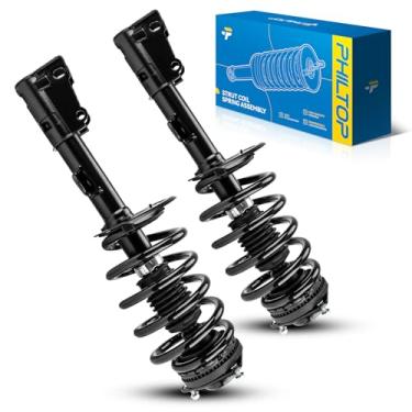 Imagem de PHILTOP Amortecedores dianteiros adequados para Grand Caravan 2012-2018, C/V 2012-2015, Town & Country 2013-2016, conjunto completo de suporte 172780L 172780R, suportes com conjuntos de mola