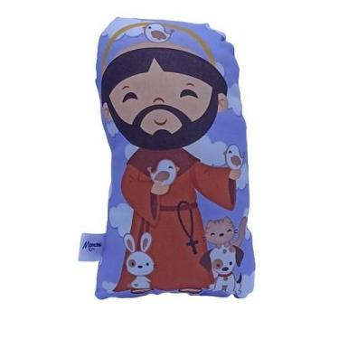 Imagem de Almofada Naninha Infantil São francisco de Assis - Mamanu