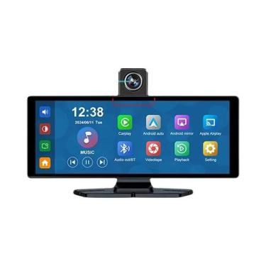 Imagem de Câmera Veicular 4K Com Lente Rotativa De 10,26 Polegadas, Gravador De 