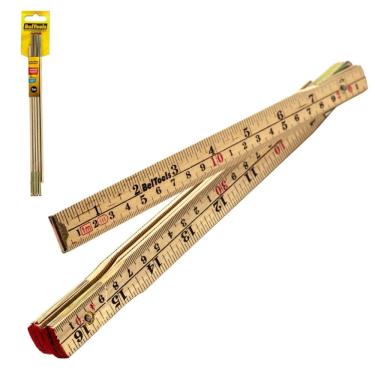 Imagem de Metro de Madeira Simples Natural Beltools