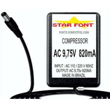 Imagem de Fonte AC 9,75V para Compressor Mini Dbx MC6 - Starfont