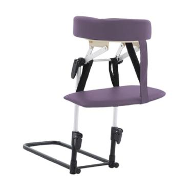 Imagem de FashionCha Kit de massagem com colchão e apoio de braço para mesa de massagem, suporte facial resistente e confortável, altura ajustável para, Roxo