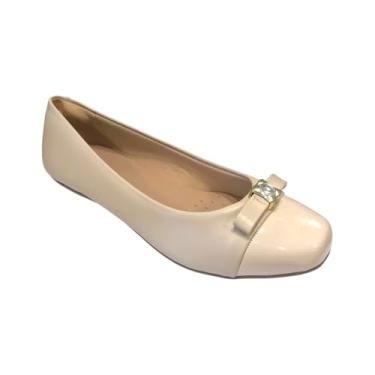 Imagem de Sua Cia, Sapatilha Feminina Sua Cia Napa Soft Areia 8304.16268 Tamanho:35;Cor:Bege;Gênero:Feminino